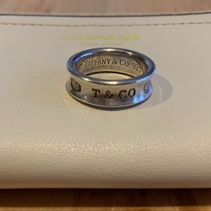 Tiffany&Co. 1837 ring, sterling silver,  size 8